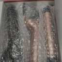 Ufree 5 in 1 Curling Iron with Interchangeable Ceramic Barrels (0.35"-1.25"), Curling Wand Set with Flat Iron Hair Straightener, Instant Heat Up, Dual Voltage Hair Curler, Gifts for Women (Rose Gold)