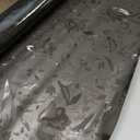 Kromapolis Window Privacy Film, Stained Glass, Grayish Black 35.4″ x 157.4″, 35.4In x 157.4In