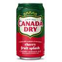 10 x Canada Dry Cherry Gingerale Fruit Splash 12oz, Pack of 12