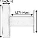 Hiendure Towel Hook Gold Black Robe Hook 4pcs - Wall Mounted Bathroom Towel Hook Clothes Coat Hook for Living Room Kitchen Heavy Duty Door Hanger Stainless Steel