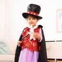 Melissa & Doug Magician Costume Role Play Set - Includes Hat, Cape, Wand, Magic Tricks