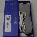 Ezona Heated Eye Mask, Warm Eye Compress Mask for Dry Eyes, USB Electric Eye Heating Pad with Temperature & Timer Control, Dry Eye Mask for Blepharitis, Sinus Migraine (Gray)