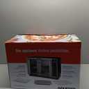 Gourmia French Door Air Fryer  25 Qt Large Capacity Convection Oven, Fryfroce 360, Digital Display with 17 Cooking Presets, Bake, Toast, Roast, Dehydrate, Fits 12 Pizza (Stainless Steel)