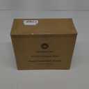 Kleenex Hand Towel Box Cover for Countertop or Tool Free Wall Mount - No Holes, Drills, or Screws Required - Natural Pale Paulownia Wood with Exquisite Wood Grain