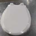 YASFEL Toddler Toilet Seat Built in, Potty Training Toilet Seat for Toddlers, Kids & Adults White Plastic Toilet Seats Standard Round Slow Close with Magnets(White, 16.5)