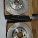 TRQ Rear Brake Rotor Set Compatible with 2012-2019 BMW