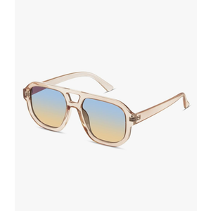 livho Trendy Polarized Square Aviator Sunglasses Women Men Square Eyewear Frame, Retro Sun Glasses for Women Men 2025 Shades