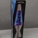 Lava Lamp - 14.5" Cosmic Wave - The Original Motion Light - Purple Wax and Blue Liquid - Item #2633
