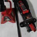 DNA MOTORING TOOLS-00280 Low Profile Hydraulic Trolley Service/Floor Jack Combo with 2 Ratchet Jack Stands, 2 Ton (4000 lbs) Capacity