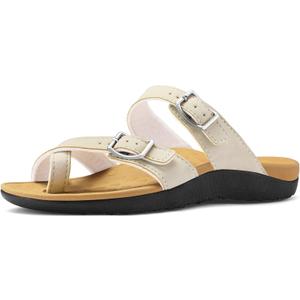 mysoft Women's Slide Sandals Adjustable Orthopedic Flip Flops Arch Support Comfortable Walking Summer Shoes 9 1/2