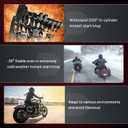 BDFHYK 4548 Iridium Spark Plugs Compatible with Yamaha Compatible with Triumph for Kawasaki for KTM for Suzuki Universal Motorcycle Spark Plugs Replacement CR9EK Set of 4