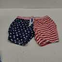 maamgic 2 in 1 Mens Swim Trunks 7 Inch Swim Shorts Swim Suits Board Shorts (Medium, American Flag) Medium