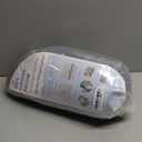 C CUSHION LAB Extra Dense Lumbar Pillow - Patented Ergonomic Multi-Region Firm Back Support for Lower Back Pain Relief - Lumbar Support Cushion with Strap for Office Chair, Car, Sofa, Plane - Black