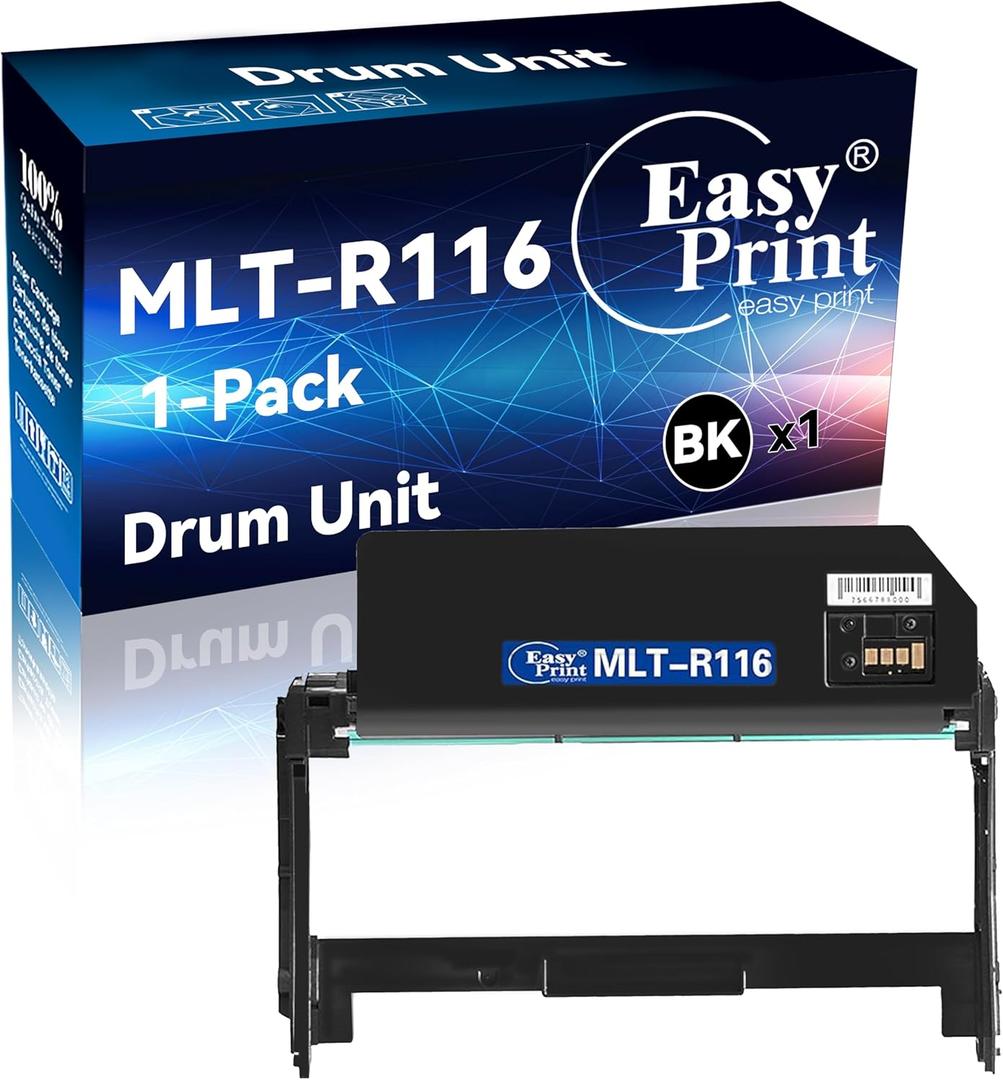 EASYPRINT Compatible MLT-R116 Drum Unit Replacement for Samsung R116 MLT-R116 Drum Unit for Epress SL-M2825DW M2835DW M2885FW M2875FD M2875FW M2625D Printer (Drum Only, 1-Pack)