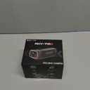 AKY-710S Bike Camera with Mount, 4K 28fps, 2K 55fps, Wide-Angle 142°,IP67,5MP,Loop & Emergency Recording,Parking Monitor,Bicycle,Outdoor Sports,Rechargeable,GPS,64GB Card Included