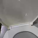 KOHLER 20111-0 Brevia, Slow Close Toilet Seat, Round Toilet Seat, Grip-Tight Bumpers Quick-Attach Hardware, White