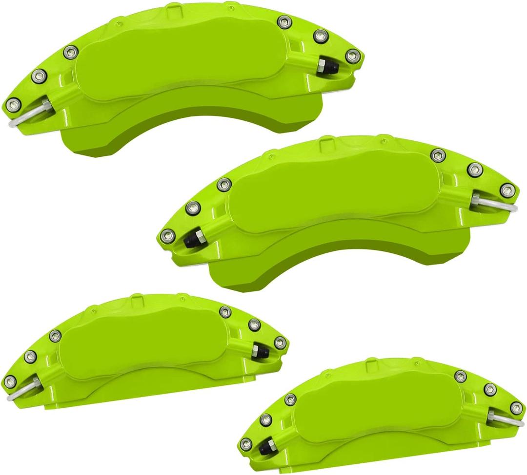 AOOA Aluminum Lime Green Brake Caliper Covers fits Kia EV6 GT-line/Wind/Hyundai Ioniq 5/Ioniq 6 2022-2023(Set of 4)
