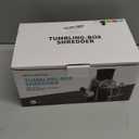 X Home Rotary Cheese Grater for Kitchen, Shredder with 3 Interchangeable Blades, Rotary Grater with Handle and Strong Suction Base, for Vegetables, Fruit, Nuts, Easy to Use and Clean, Black