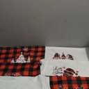 6 Pcs Christmas Kitchen Towels Red Black Buffalo Plaid Tea Dishtowels Absorbent Winter Gnome Truck Snowman Bathroom Hand Towels for Xmas Kitchen Bathroom Decoration Farmhouse Housewarming Gift