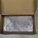 Hacaroa 6 Pieces Acrylic Square Display Block, 3 x 3 x 1 Inches Clear Polished Acrylic Cube Risers, Solid Jewelry Display Pedestal Stand Showcase Holder Base for Ring, Perfume, Photography Props