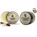 Striking Viking Pack of 2 Beard Balm (2oz) and Beard Butter (4oz) Vanilla Scent