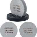 Normcore 2 Packs 53.3mm Puck Screen with Stand - Reusable Contact Shower Screen with Silicone Holder - 1.7mm / 1.0mm Thickness 150m Mesh - Compatible with Espresso Machine 54mm Portafilter Basket