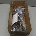 6-Light Semi Flush Mount Ceiling Light Fixture, Modern Black Sputnik Chandelier Lighting, Farmhouse E26 Stock Ceiling Lamp Kitchen Bedroom Living Room Entryway, Bulbs Not Included (1 Count (Pack of 1))