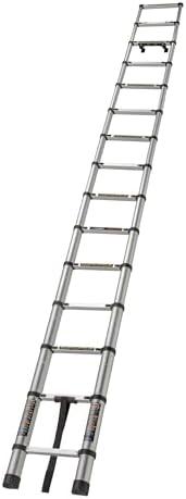 Lippert On-The-Go Portable, Telescoping RV Ladder - 14.5' — Enhanced Stability and Safety - Retracts to 35.75" - Sturdy 330 lb. Capacity - Compatible with Lippert Ladder Receiver - 2021126697