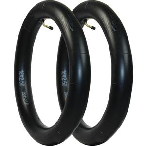 Libereco 16x2.125/2.5/3.0 Bike Inner Tubes for Electric Bike - Butyl Rubber,Bent Valve (CR202), High Elasticity for E-Bikes & Children Bikes