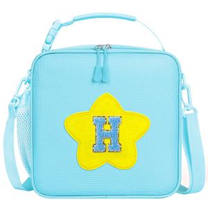 WOBAGMEN Insulated Lunch Bag for Work, School (Blue, A)
