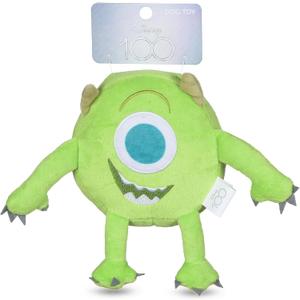 Pixars Mike Wazowski Plush Dog Toy 6in | Disney Pixar Dog Toys | Plush Toy for Dogs Inspired by Mike from Pixars Monsters, Inc. with Squeaker