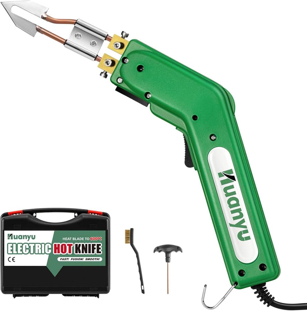 Huanyu Hot Knife Fabric Cutter Sharp Knife 100W Max 1112 Hot Cutter for Foam Acrylic Board Sponge