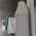 SereneLife Small Air Conditioner Portable 10,000 BTU with Built-in Dehumidifier - Portable AC unit for rooms up to 450 sq ft - Remote Control, Window Mount Exhaust Kit