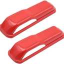 MDEOOSKY 2 Pcs Hood Hinge Cover Exterior Trim Kit, Replacement for Jeep Wrangler JL JLU 2018-2025, Replacement for Jeep Gladiator JT 2020-2025 (Red)