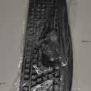 Wireless Keyboard and Mouse Combo, EDJO 2.4G Full-Sized Ergonomic Computer Keyboard with Wrist Rest and 3 Level DPI Adjustable Wireless Mouse for Windows, Mac OS Desktop/Laptop/PC (Black)