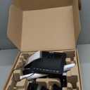 SA8 Home Weather Station with Rain Gauge and Wind Speed, Weather Stations Wireless Indoor Outdoor with Rain Gauge Outdoor, Forecast, Temperature, Humidity, Moon Phase, Alarm Clock(No WiFi)