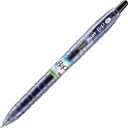 PilotBottle to Pen B2P Retractable Gel Pens, Fine Point, 0.7 mm, 89% Recycled, Translucent Barrel, Black Ink, Pack Of 12