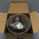 EDISHINE Boho Small Table Lamp, Walnut Color Wooden Tripod Bedside Lamp, Farmhouse Nightstand Lamp for Nursery, Bedroom, Office, Kid Room, Living Room, Grey Linen Lampshade, E26 Socket, 14.2 Inch