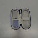 Case Compatible with Kardiamobile EKG Monitor, Case for Kardiamobile EKG Heart Monitor with Pill Box, Hard Travel Stroage for Alivecor Kardia Mobile 6L, Pill Box and Carabiner Clip (Black)