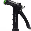 Hose Nozzle 4 Pack, Full Size Pistol Grip Water Nozzle Sprayer with Threaded Front, High Pressure Nozzle, Adjustable Spray Water Flow for Watering Plants, Showering Pet, Washing Car, Cleaning