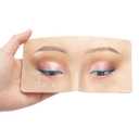 Makeup Practice Face Board 3D Realistic Pad, Reusable eyeshadow practice eyes for Makeup Artist Board Makeup Practice, Eyeshadow Eyeliner Eyebrow Mapping Realistic Face Skin make up practice face (White)