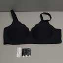 Wireless Seamless Jelly Bra for Women with Support - No Underwire Full Coverage Push Up Bras for Women (XX-Large, Black)