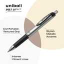 uniball 207 Impact Gel Pen, Retractable, Bold 1 Mm, Blue Ink, Black/blue Barrel