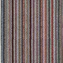 Garland Rug Carnival Stripe Non-Slip Recycled 2' X 5' Multi-Color Area Rug – Modern, Stain-Resistant, Ideal for Living Rooms & High-Traffic Areas