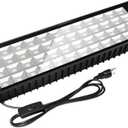 120W LED Shop Light, 44 Light Module Array, 13200LM Ultra Bright Garage Lighting with Plug, 6500K Daylight White, IP66 Waterproof for Warehouse Workshop Ceiling