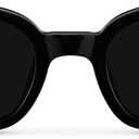 WearMe Pro WMP Eyewear Womens Slim Rectangular Sunglasses: 90s Compact Frame, Anti-Reflective Lenses, Minimal Style (Black)