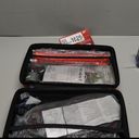 Lifeline AAA Executive Road Kit, 67 Piece Emergency Car Jumper Cables, Headlamp, Warning Triangle and First Aid Kit