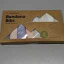 KeaBabies 8-Pack Organic Baby Bandana Bibs for Girls - Super Absorbent Triangle Baby Bibs for Drooling and Teething Infant, 100% Cotton Extra Soft for Newborn, Infant 0-36 Months (Fleur)