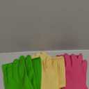 ccebwyny Rubber Gloves for Cleaning  3 Pairs Reusable Gloves for Dishwashing, Kitchen and Household Tasks, 15-Inch Long, Non-Slip and Waterproof (Large)