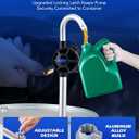 Orion Motor Tech 55 Gallon Drum Pump, Hand Crank Fuel Transfer Pump for 15 to 55 Gallon Drums, Heavy Duty Aluminum Alloy Barrel Pump with 39.4" Discharge Hose for Non Corrosive Fluids Diesel Kerosene